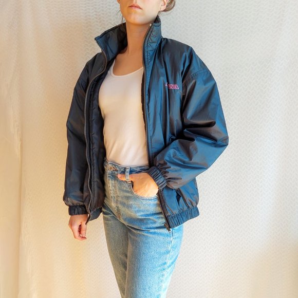 Vintage 3 in 1 Hiverna metallic green coat - Picture 2 of 11